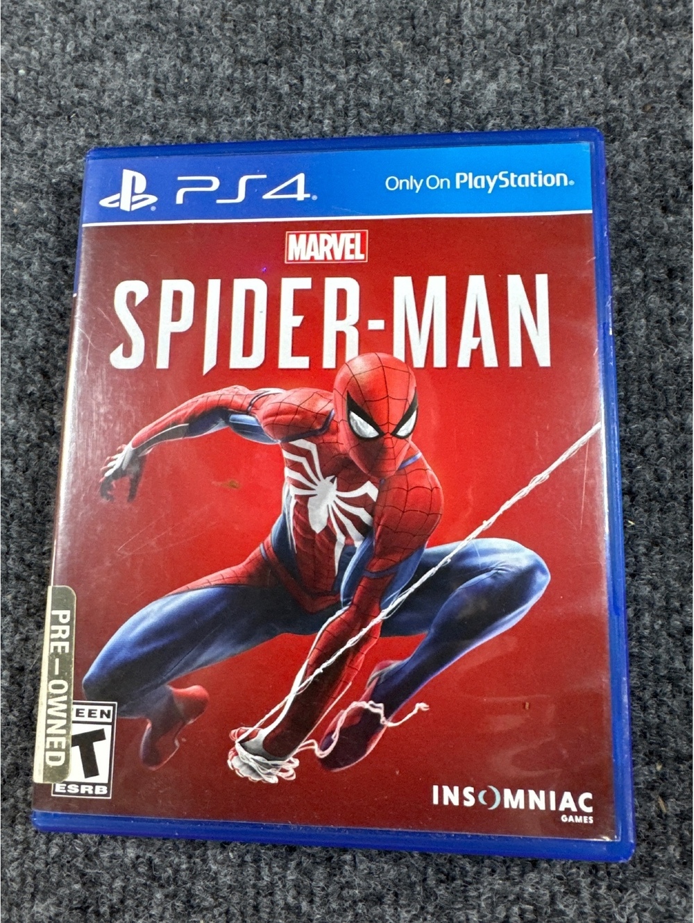 Marvel Spider-Man PS4 PlayStation 4 Sony Insomniac Video Game Pre-Owned